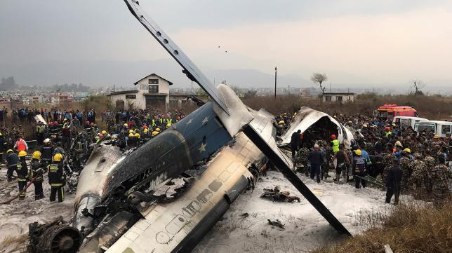 US-Bangla plane crashes in Nepal