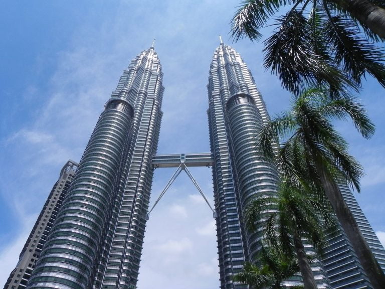 Tourist Attraction Petronas Twin Tower Of Malaysia 
